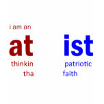 I am an american atheist t-shirts