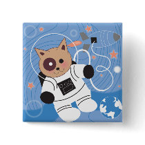 I am an astronaut Button