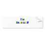 I am Brazilian Bumper Sticker
