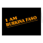 I am Burkina Faso cards