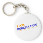 I am Burkina Faso keychains