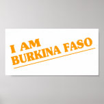 I am Burkina Faso posters