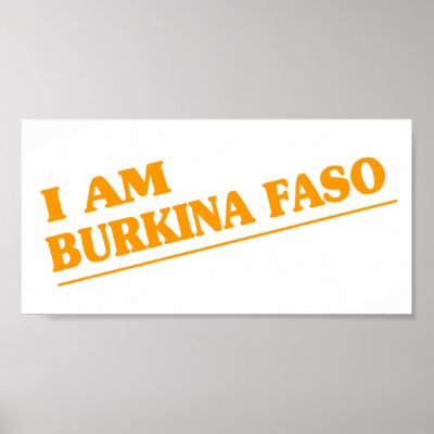 I am Burkina Faso Print by repofcountries