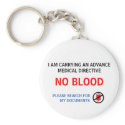 I AM CARRYING AN ADVANCE MEDICAL DIRE... keychains