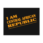 I am Central African Republic postcards