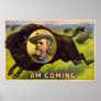 I Am Coming - Buffalo Bill Cody - Vintage Advert Posters