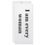 "I am every woman" Intention Card rack cards