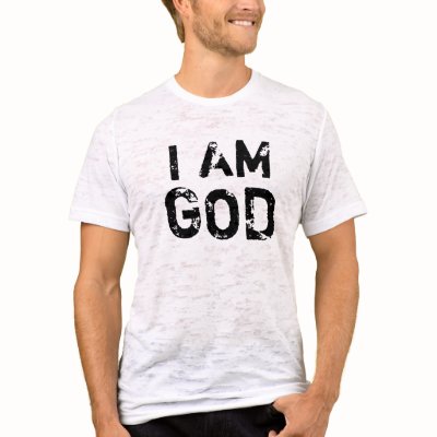I AM GOD T-SHIRTS by ofir_albeg
