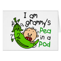 I am Grammy's Pea In A Pod Cards