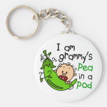 I am Grammy's Pea In A Pod Key Chain