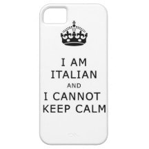 i am italian and i cannot keep calm phone case iPhone 5 cover
