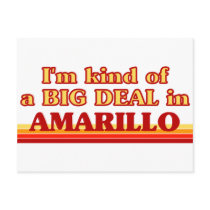 I am kind of a BIG DEAL in Amarillo Post Card