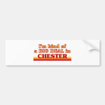 I am kind of a BIG DEAL in Chester Bumper Sticker