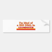 I am kind of a BIG DEAL in Leominster Bumper Stickers