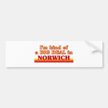I am kind of a BIG DEAL in Norwich Bumper Sticker