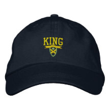 I Am King Embroidered Hat