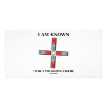 I Am Known To Be A Polarising Figure (Quadrupole) Photo Card