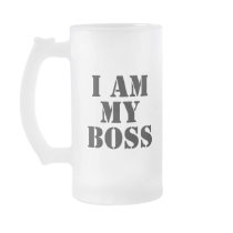 I am My Boss. Slogan. Coffee Mugs