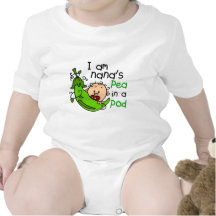I Am Nana's Pea In A Pod 1 Romper