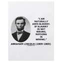 I Am Naturally Anti-Slavery Slavery Is Wrong Quote flyers