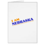 I am Nebraska shirts Greeting Cards