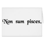 I am not a fish. cards