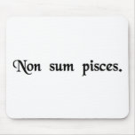 I am not a fish. mousepads