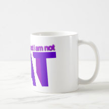 I am not fat! coffee mugs