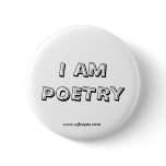 I Am Poetry Button w/Website