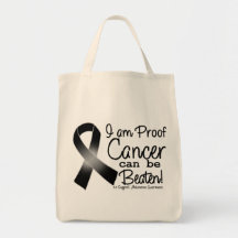 I am Proof Melanoma Cancer Can Be Beaten Tote Bag