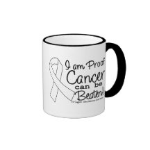 I Am Proof Mesothelioma Cancer Can Be Beaten Coffee Mug
