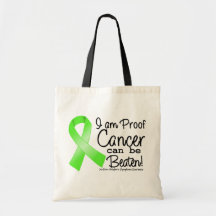 I Am Proof Non-Hodgkins Lymphoma  Can Be Beaten Tote Bags