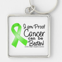 I Am Proof Non-Hodgkins Lymphoma  Can Be Beaten Keychains