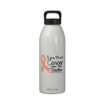 I Am Proof Uterine Cancer Can Be Beaten Water Bottle
