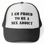 i am proud to be a sex addict mesh hats