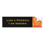 I am Reborn Phoenix Bumper Sticker bumper stickers