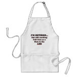 I Am Retired aprons