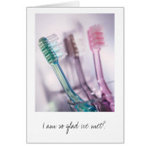 I am so glad we met? card