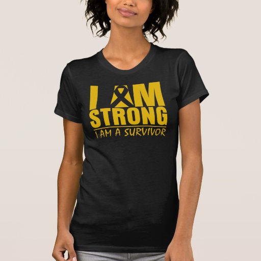 I am Strong - I am a Survivor - Appendix Cancer Tshirts