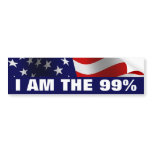 I am The 99 Percent Bumper Sticker