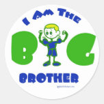 I Am The Big Brother Stickers