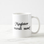 I am the master of the universe! coffee mug