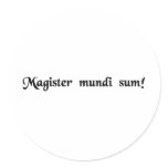 I am the master of the universe! stickers