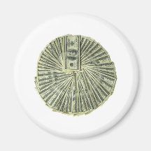 I am the money. refrigerator magnets