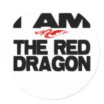 I Am the Red Dragon stickers