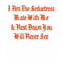 I Am The Seductress Mate With Me & Next Dawn Yo... t-shirts