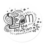 I Am The Solution 1 stickers