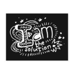 I Am The Solution 2 postcards