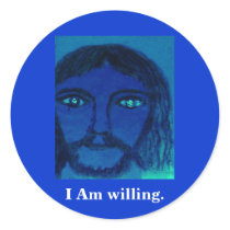 I AM WILLING STICKER