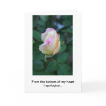 I apologise for your lack of consideration cards